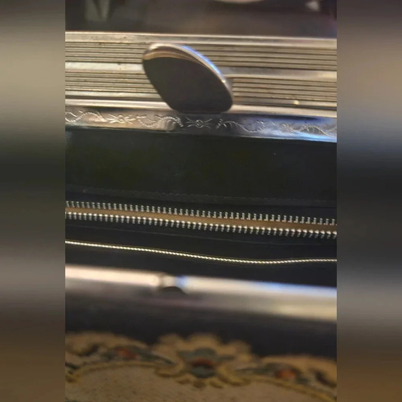 Vintage La Marquise Italian Tapestry 1950s Clutch Top Handle  Hand Bag - Picture 12 of 16